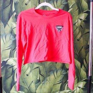 Vans Long Sleeve Cropped Tee